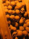 Underneath the Convent of San Francisco is a huge catacomb complex full of skulls and bones.